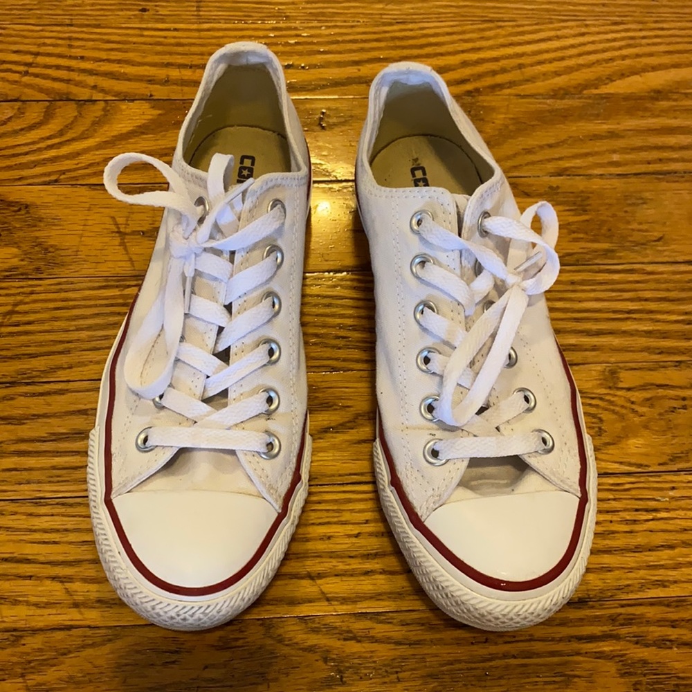 White low top converse
